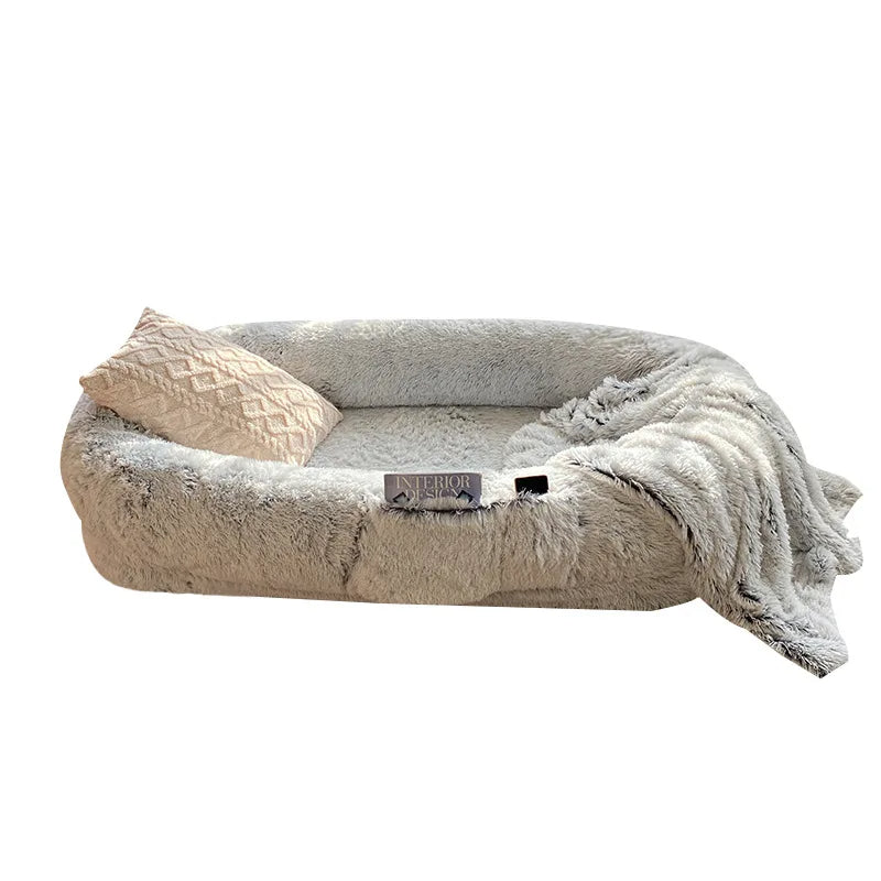 ZenNest Harmony Haven - The Human Dog Bed