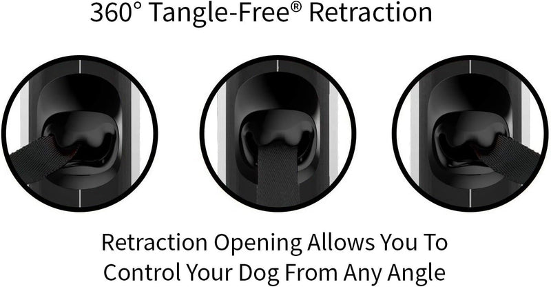 TUG 360° Tangle-Free Retractable Dog Leash