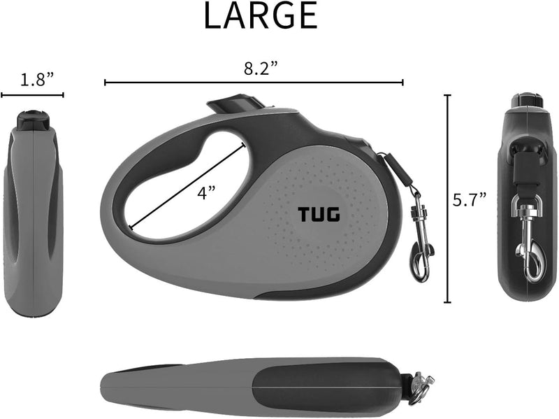 TUG 360° Tangle-Free Retractable Dog Leash