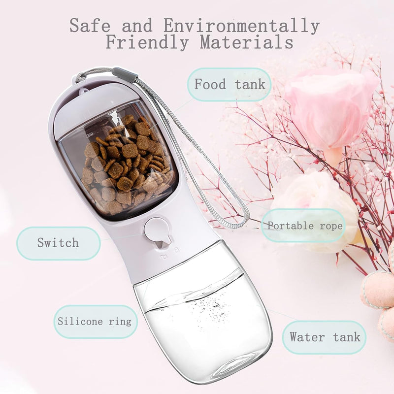 PawQuench Pet On-the-Go Water and Food Dispenser