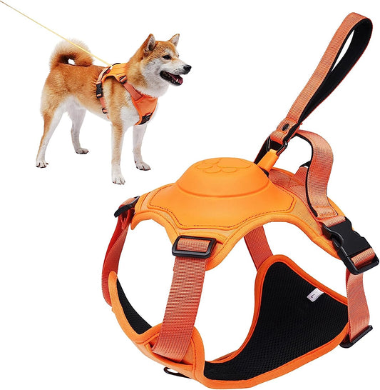 UltiWalk Large Dog Harness with Built-in Retractable Leash