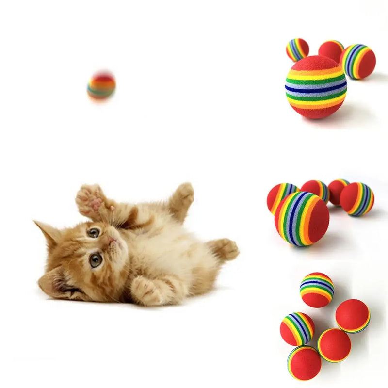 Cat Colorful Ball Interactive Toy