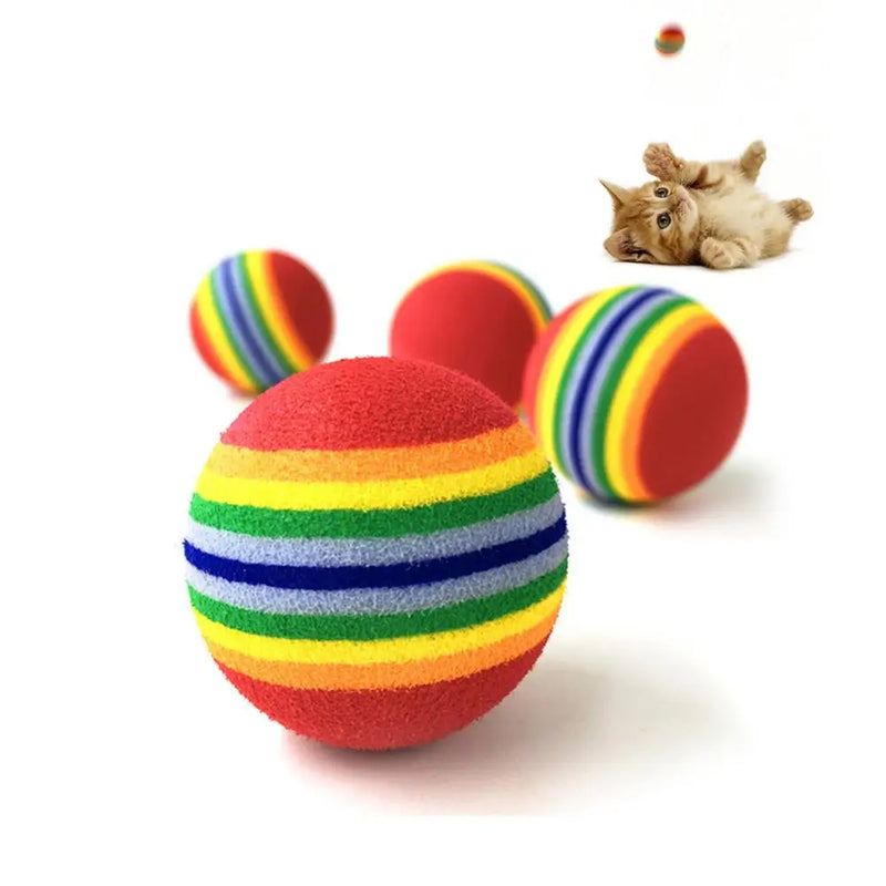 Cat Colorful Ball Interactive Toy