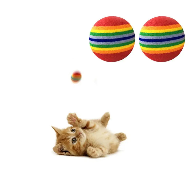 Cat Colorful Ball Interactive Toy