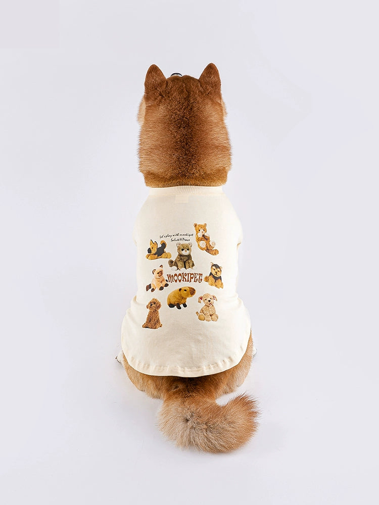 Mokipet Pet Clothes, Cat Dog Inner Clothes