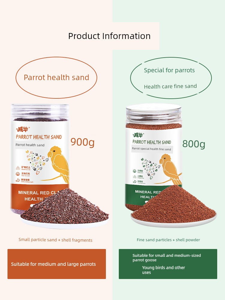 Weibi Health Care Sand High Calcium Food Special Use Red Soil Parrot