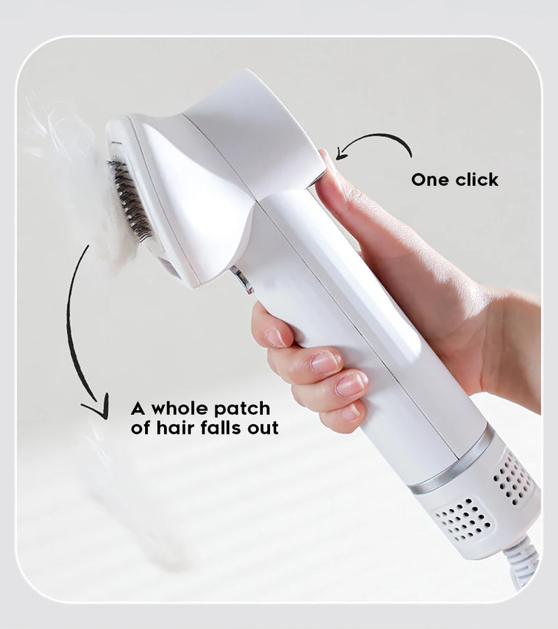 Dog Dryer Smart Hair Dryer For Dogs Pet Mascotas Perros Cat Brush Hair Removing Combing Blow Comb Grooming Accessories Supplies