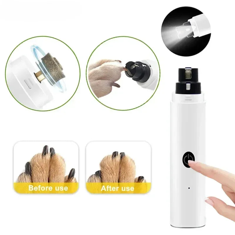 Pet USB Charging Light  Nail Clipper