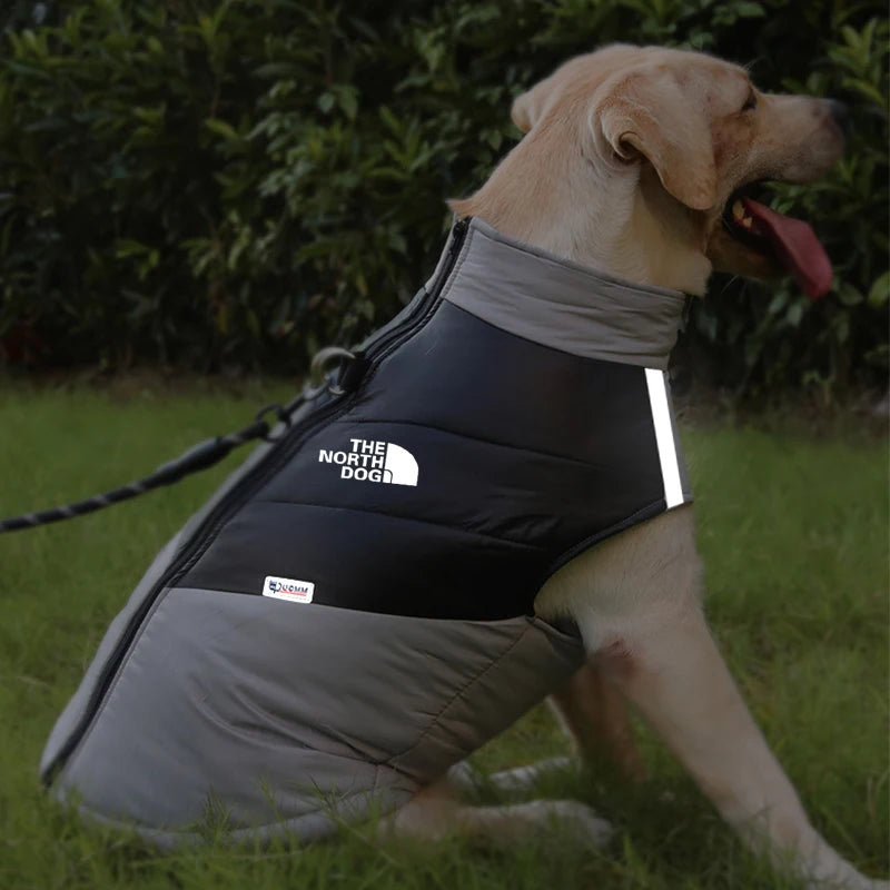 Pet Waterproof Winter Warm Zipper Jacket