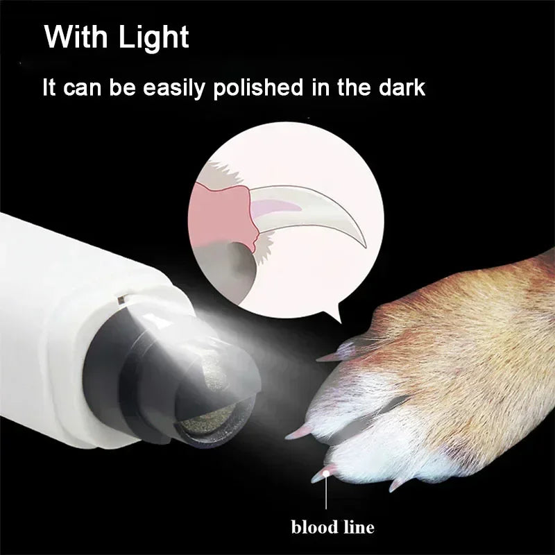 Pet USB Charging Light  Nail Clipper