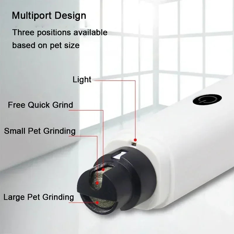 Pet USB Charging Light  Nail Clipper